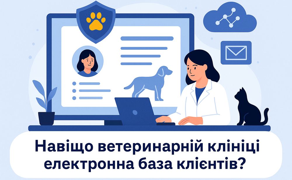облік пацієнтів у ветеринарній клініці
